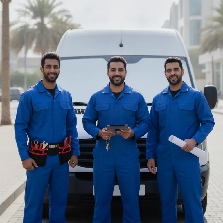 إدارة عقارات فريق في جبل علي